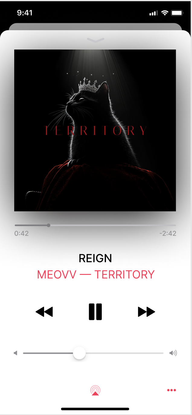 REIGN on Apple Music — streaming mockup